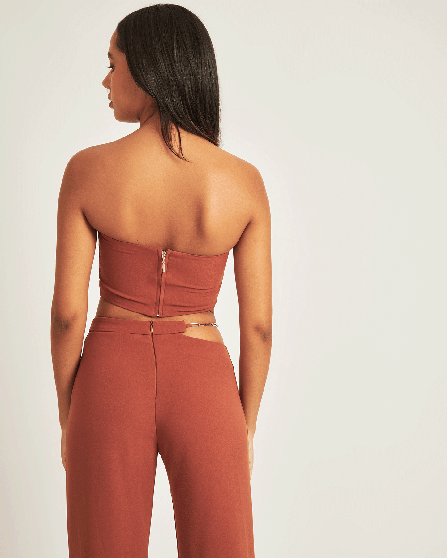 BROWN TOP GRAZY CORSELET