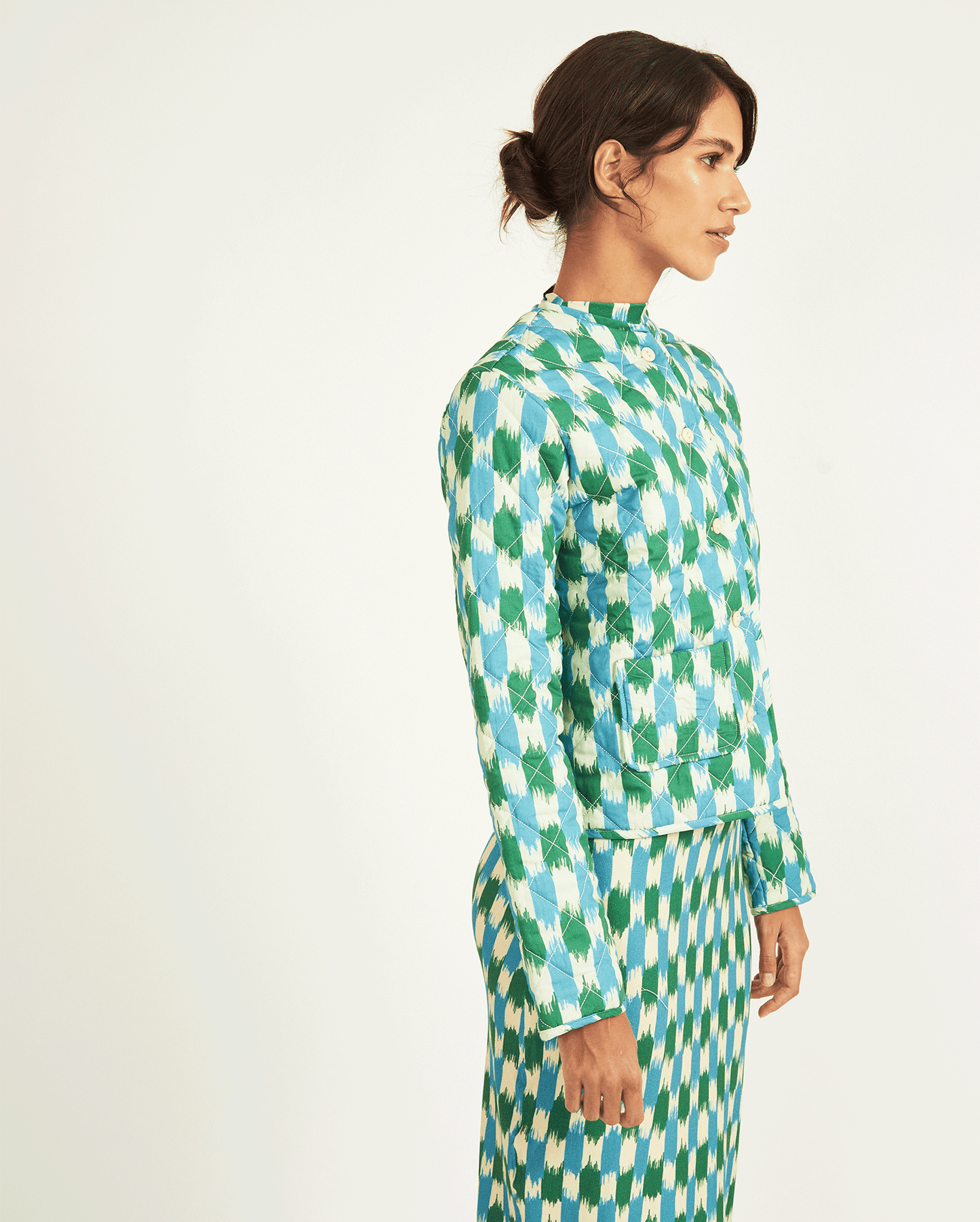 PRINTED COAT CAROLINA HERÉDIA