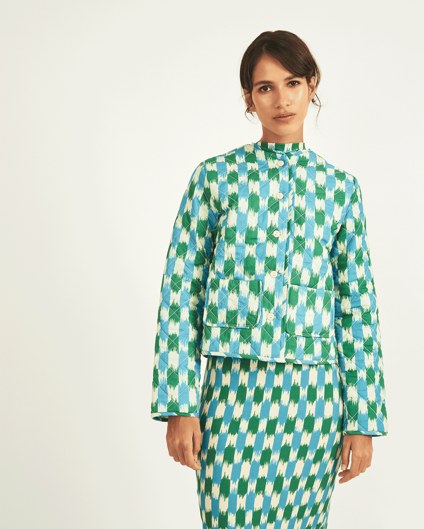 PRINTED COAT CAROLINA HERÉDIA