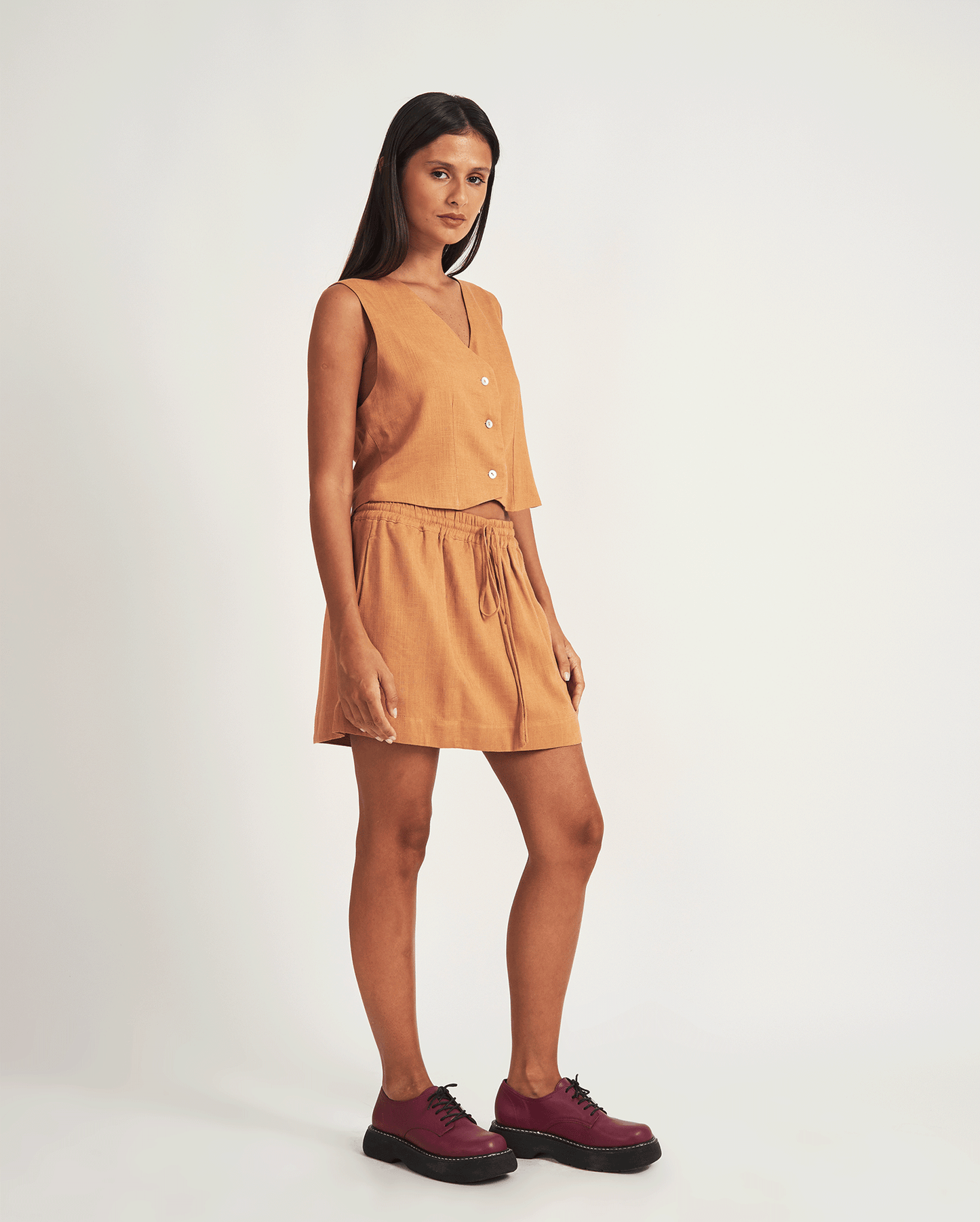 BEIGE SKIRT
