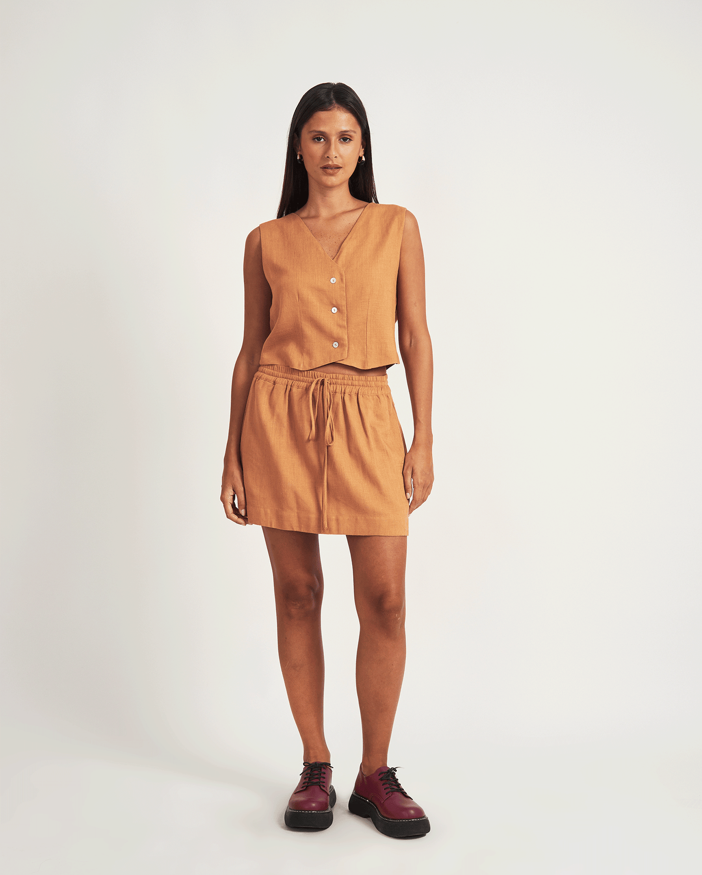 BEIGE SKIRT