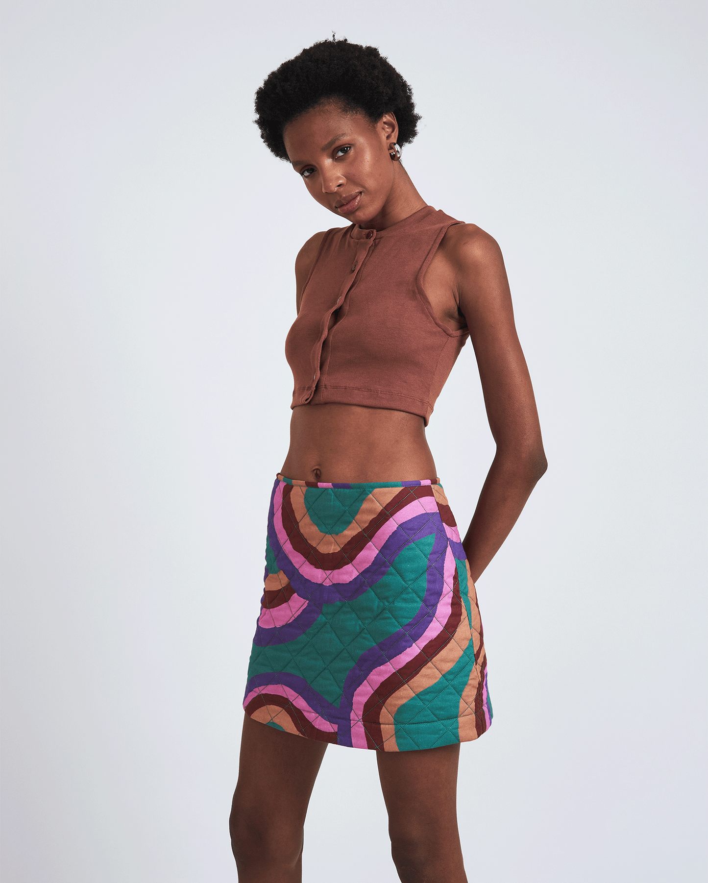 PRINTED SKIRT