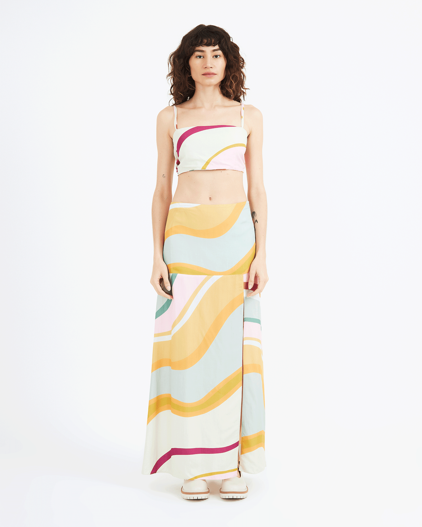 PRINTED SKIRT