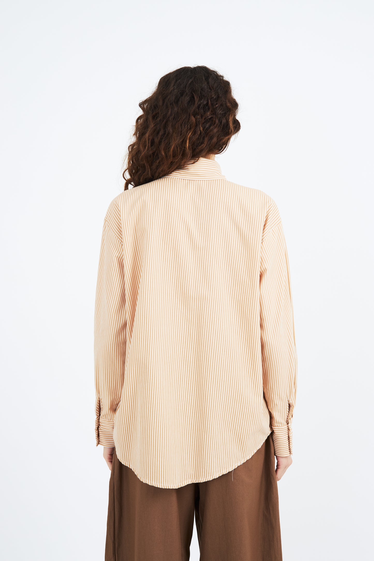 BEIGE STRIPED SHIRT