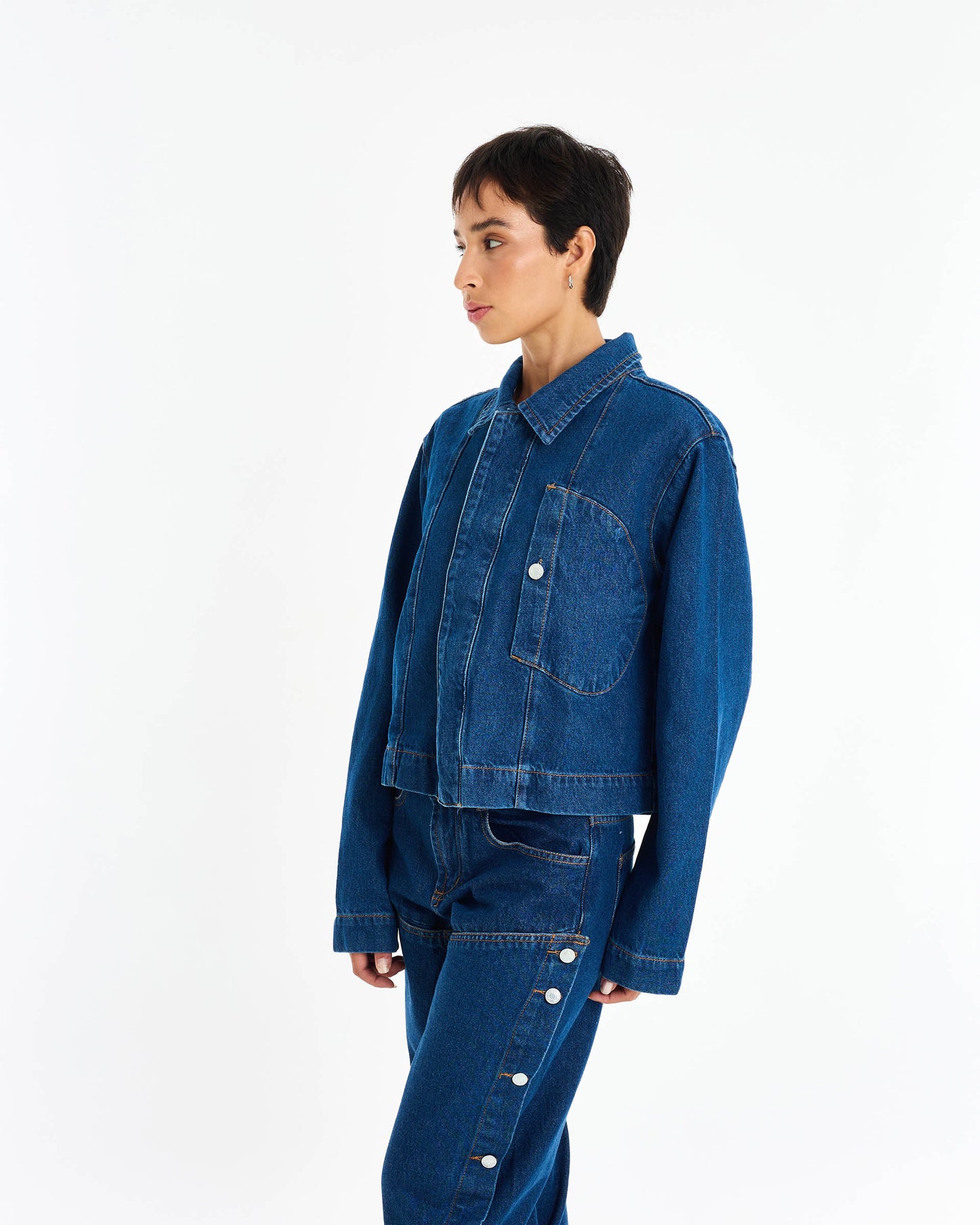 JEANS JACKET OVER ANASTASIA