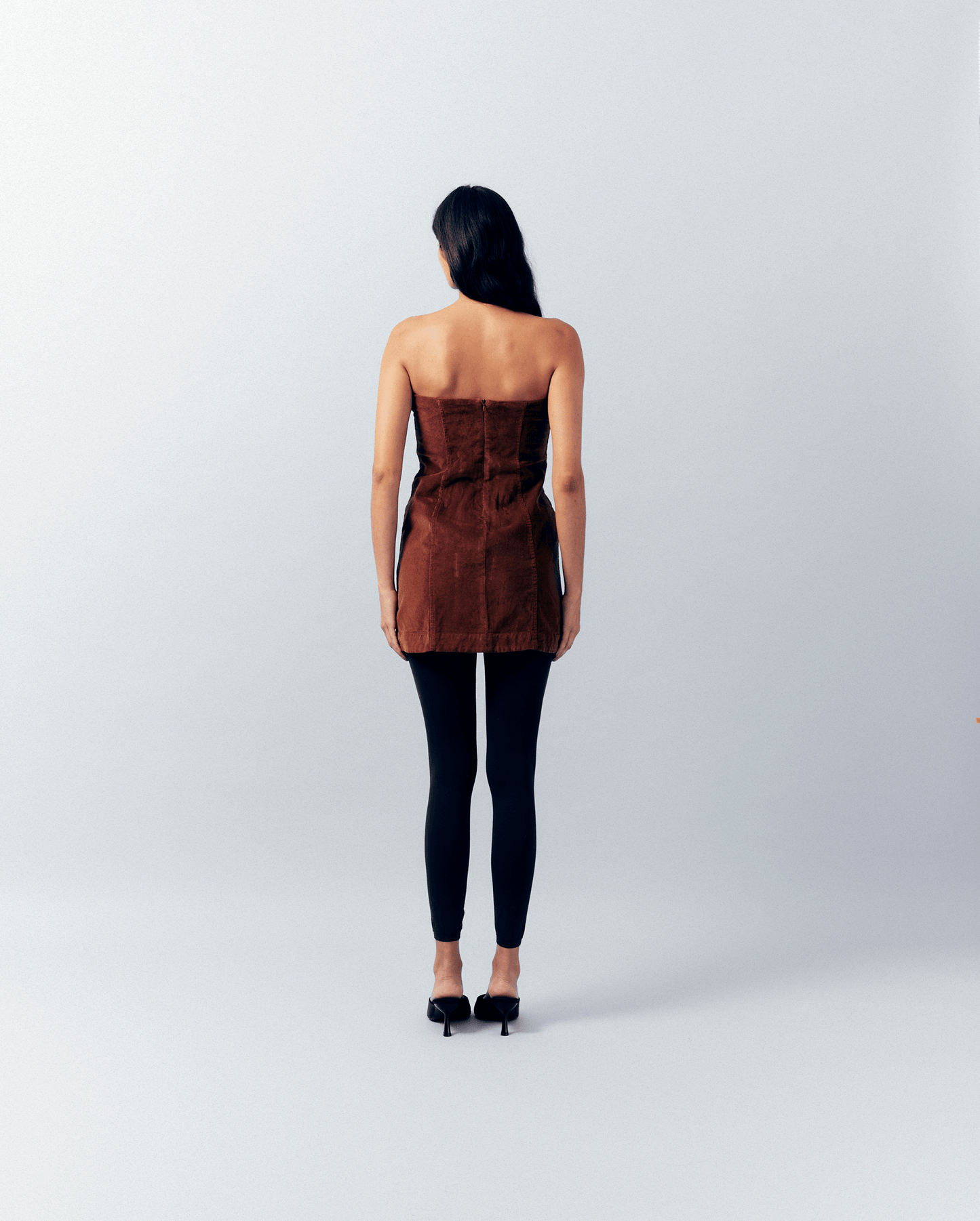 BROWN DRESS