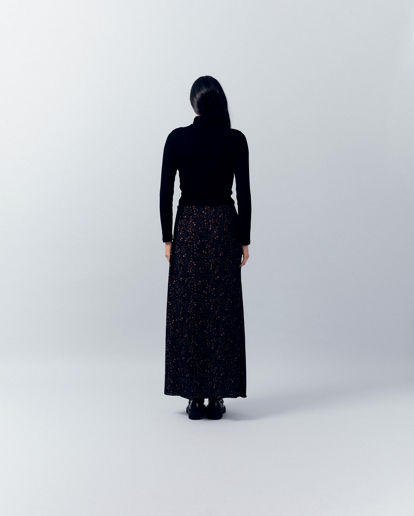 PRINTED INV PRINTED SKIRT