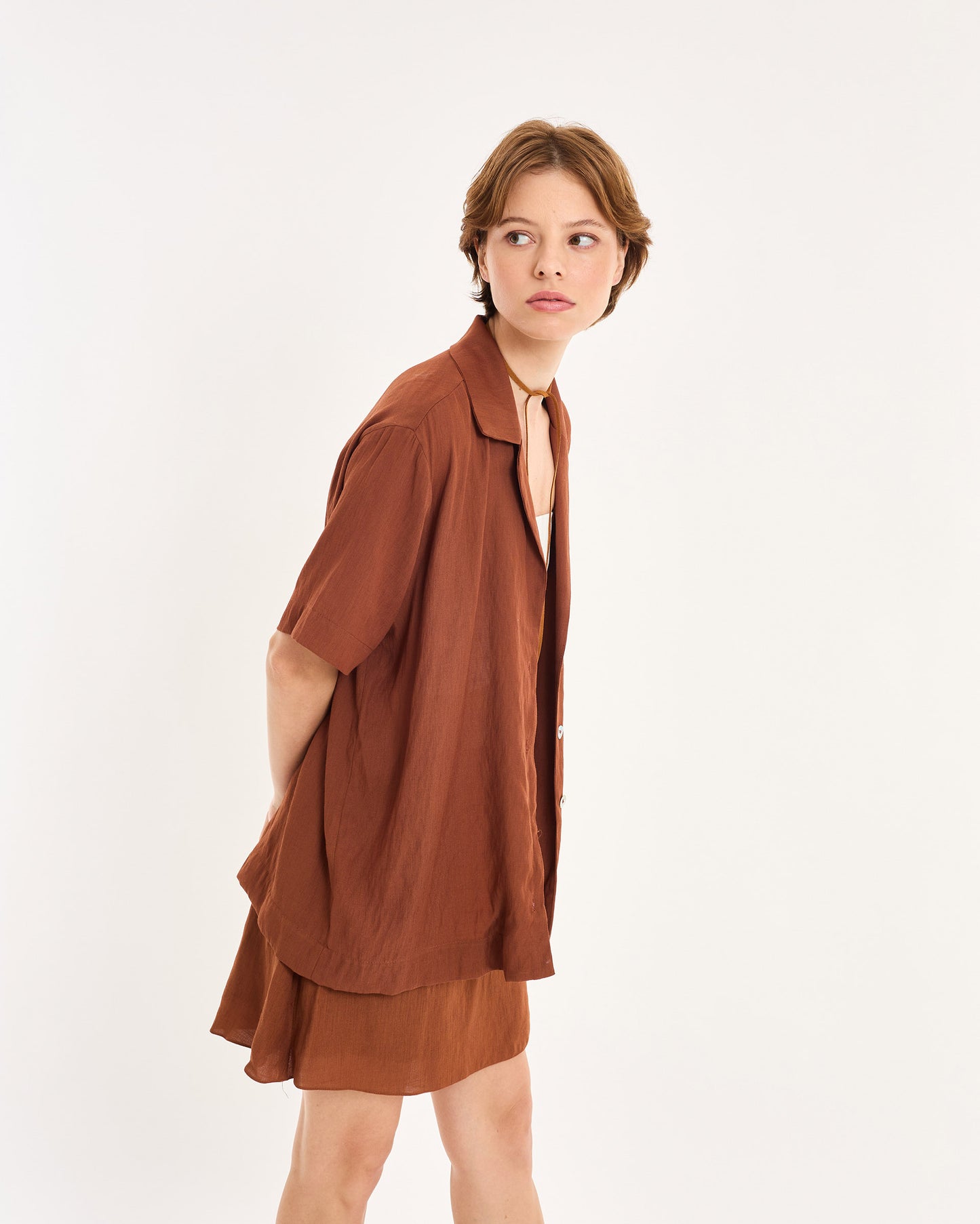 BROWN SHIRT