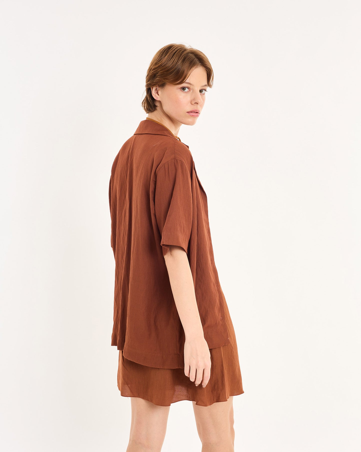 BROWN SHIRT