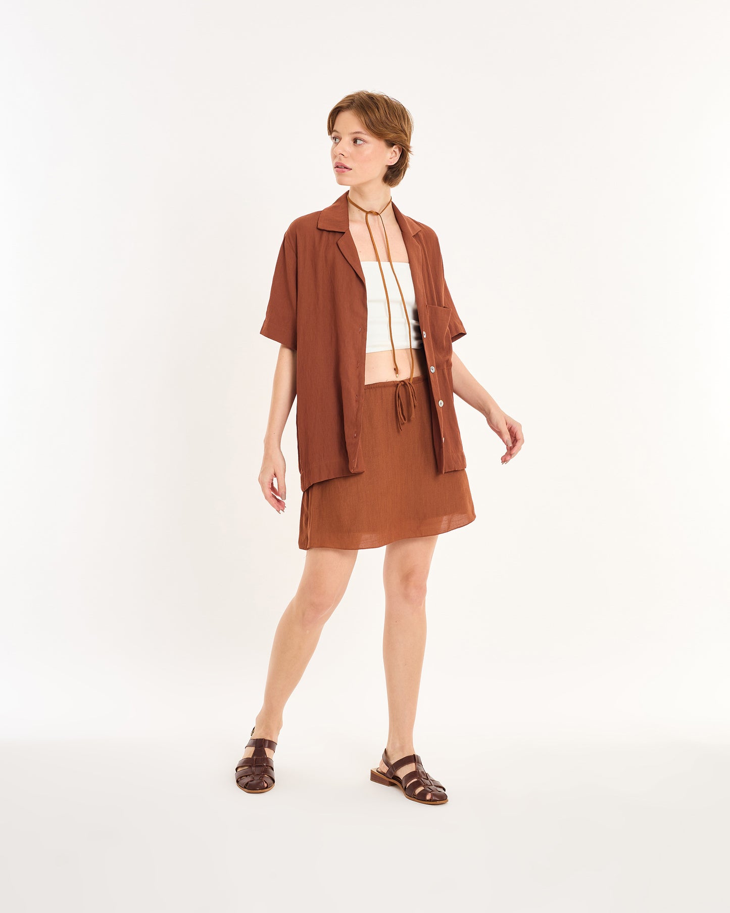 BROWN SHIRT