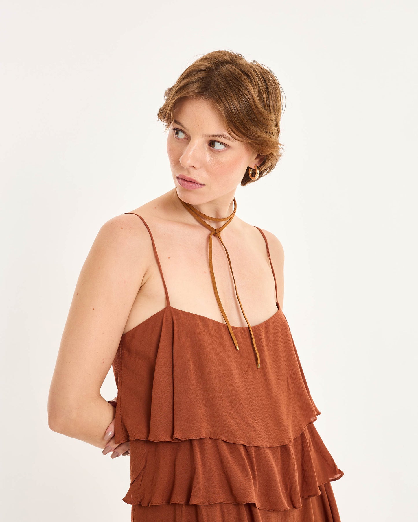 BROWN JUMPSUIT
