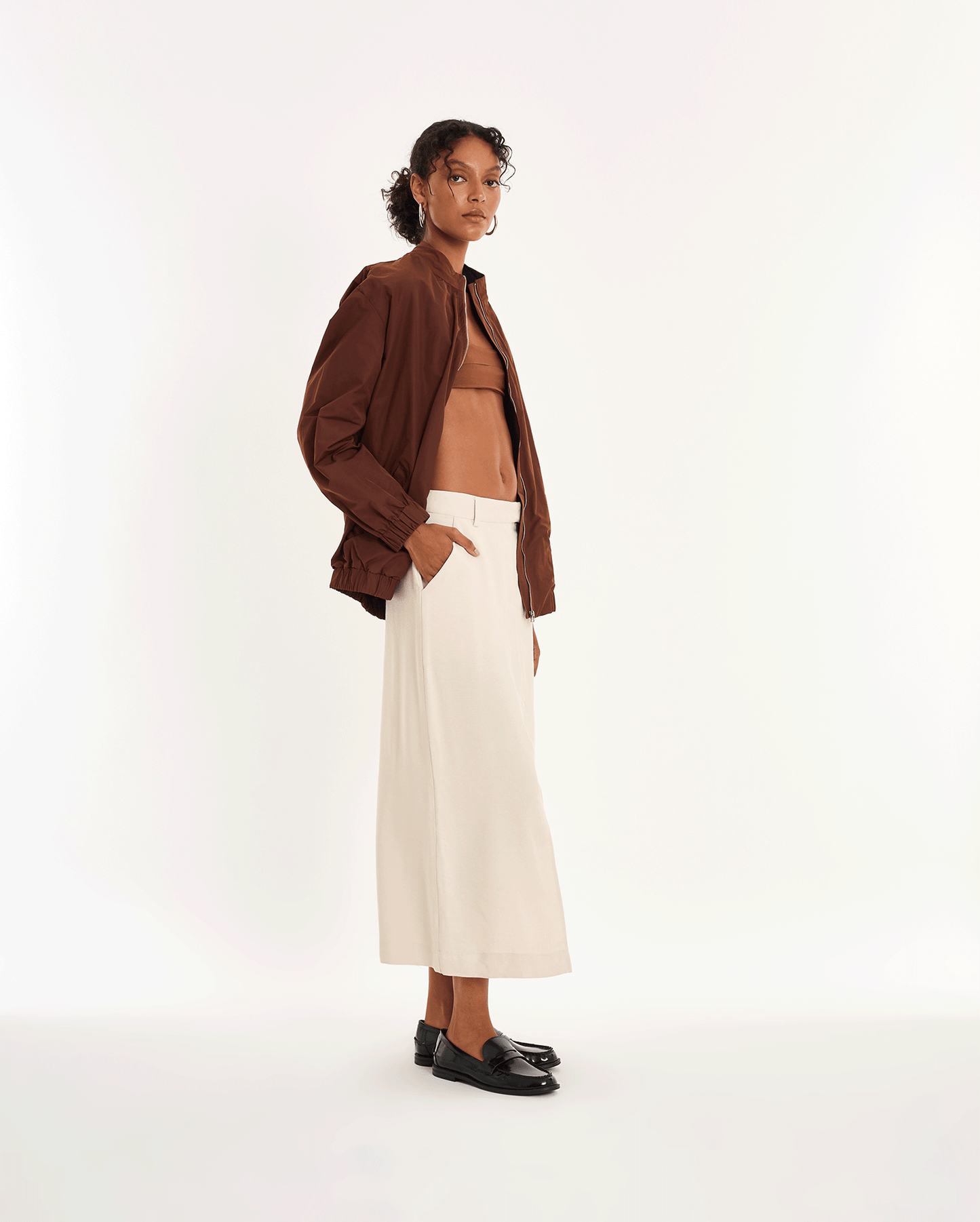 FALDA BEIGE