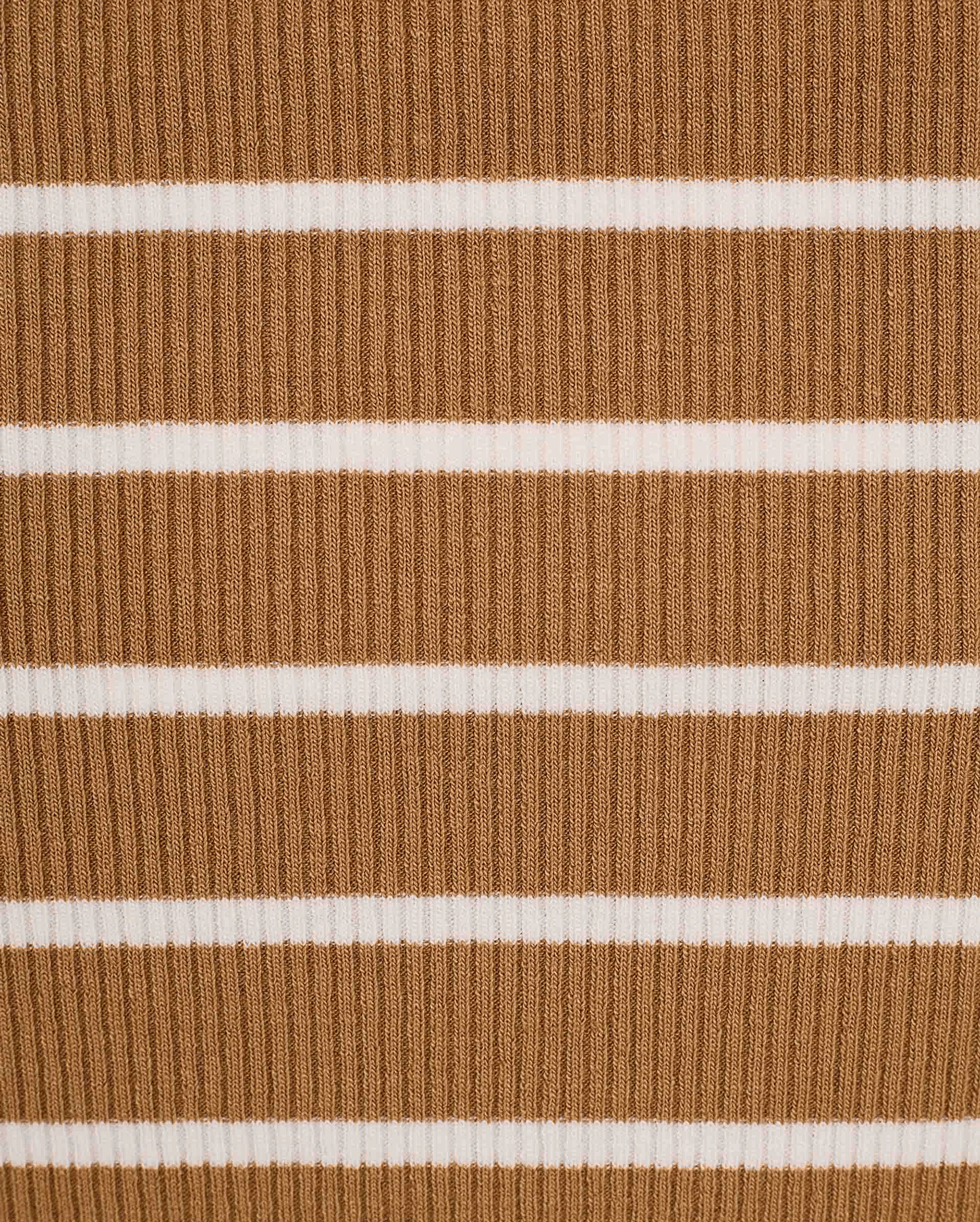BEIGE STRIPED KAI STRIPED SHORT SLEEVE T-SHIRT