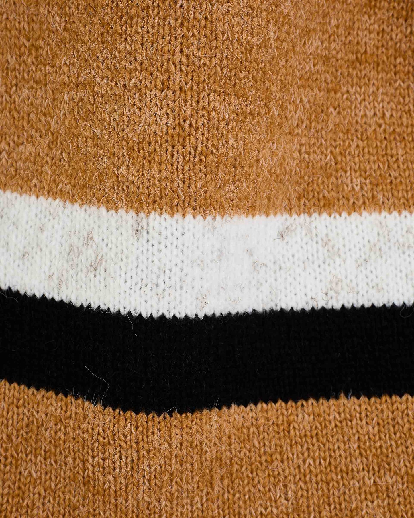STRIPED MOS STRIPED KNIT COAT
