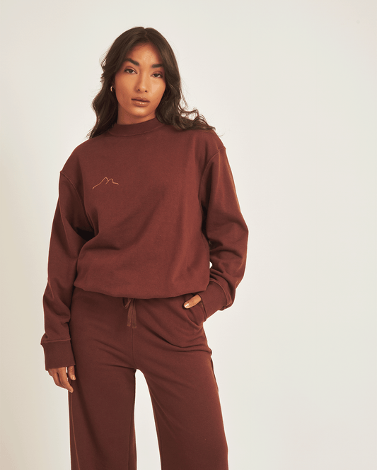 BROWN SWEATSHIRT