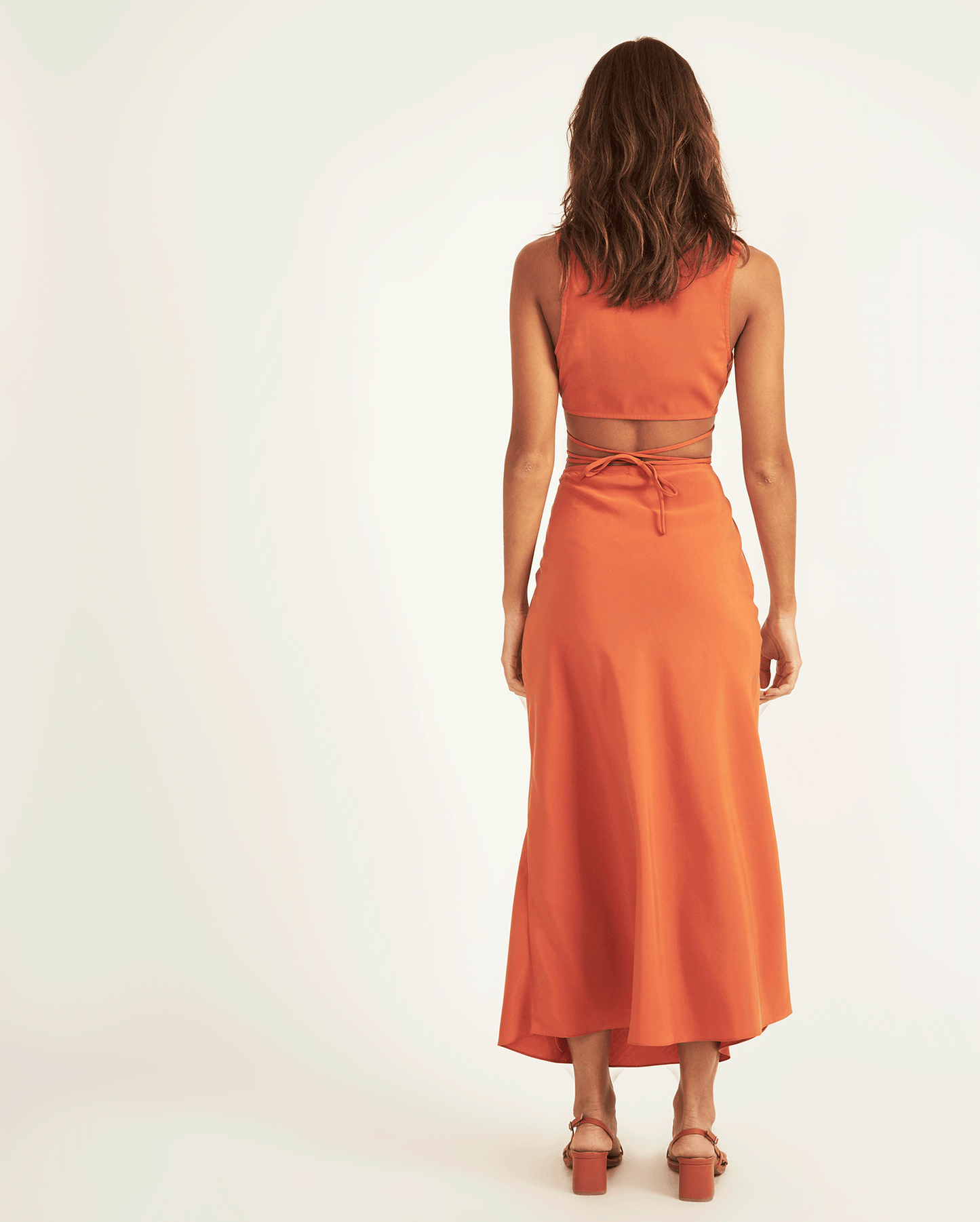 BROWN CAROLINA HERÉDIA SKIRT