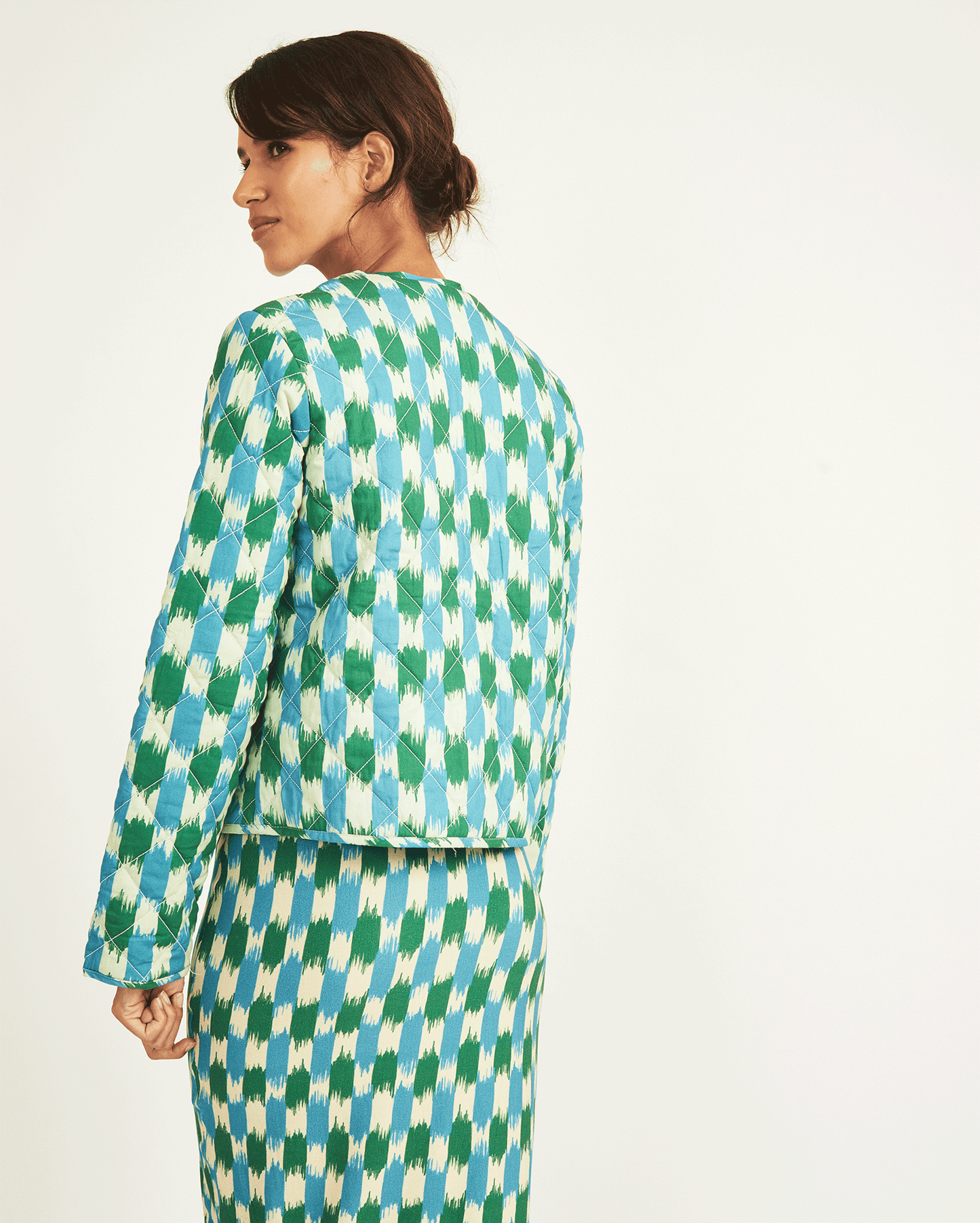 PRINTED COAT CAROLINA HERÉDIA