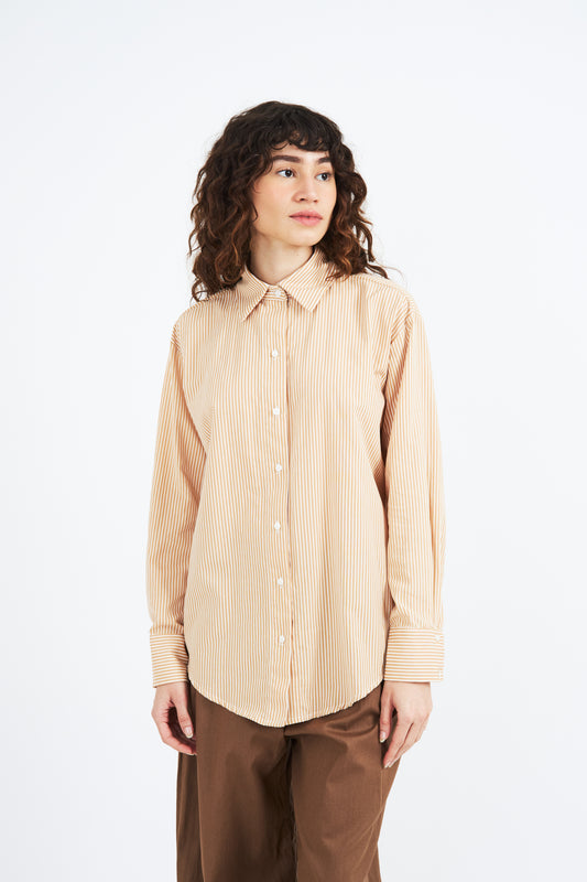 BEIGE STRIPED SHIRT