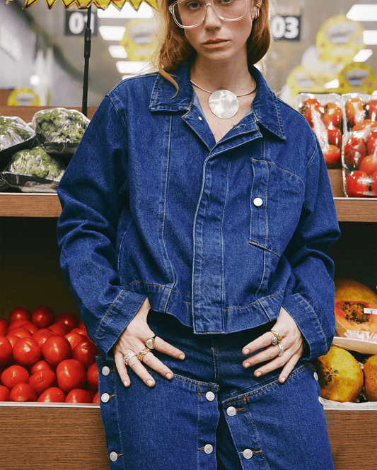 JEANS JACKET OVER ANASTASIA