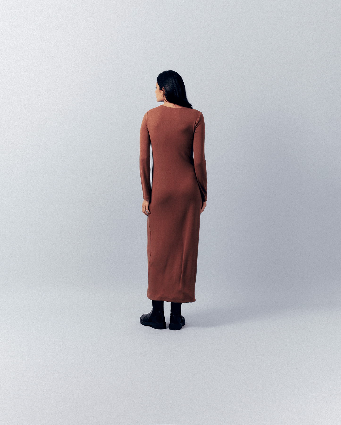BROWN DRESS