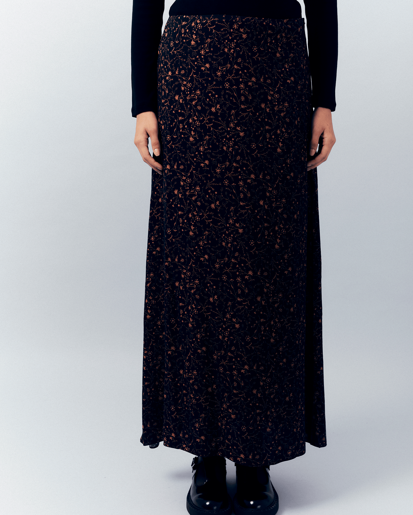 PRINTED INV PRINTED SKIRT