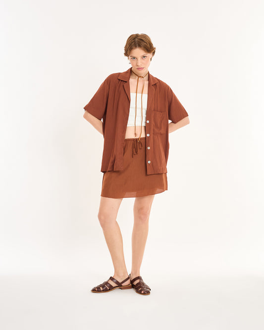 BROWN SHIRT