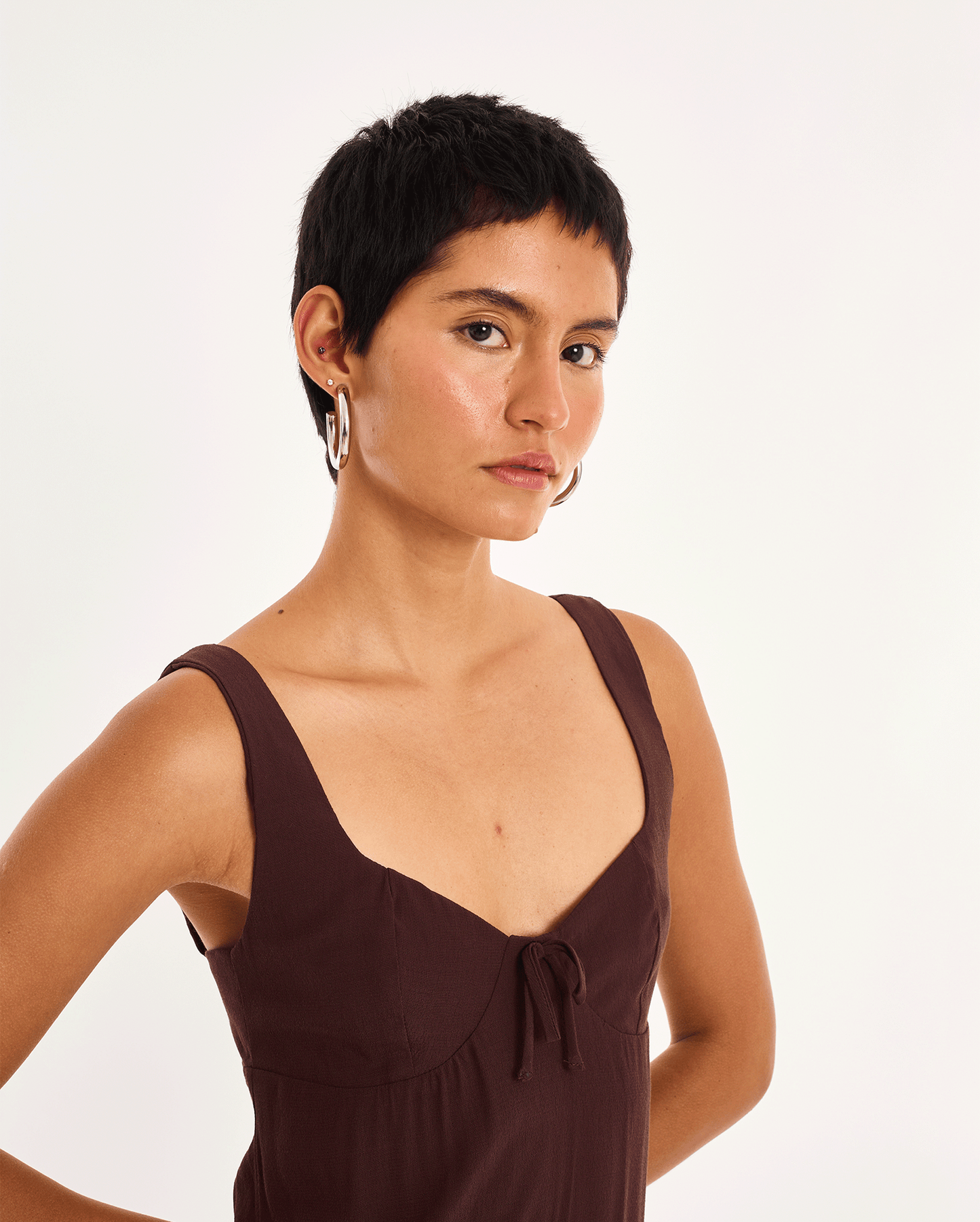 VESTIDO MARRÓN
