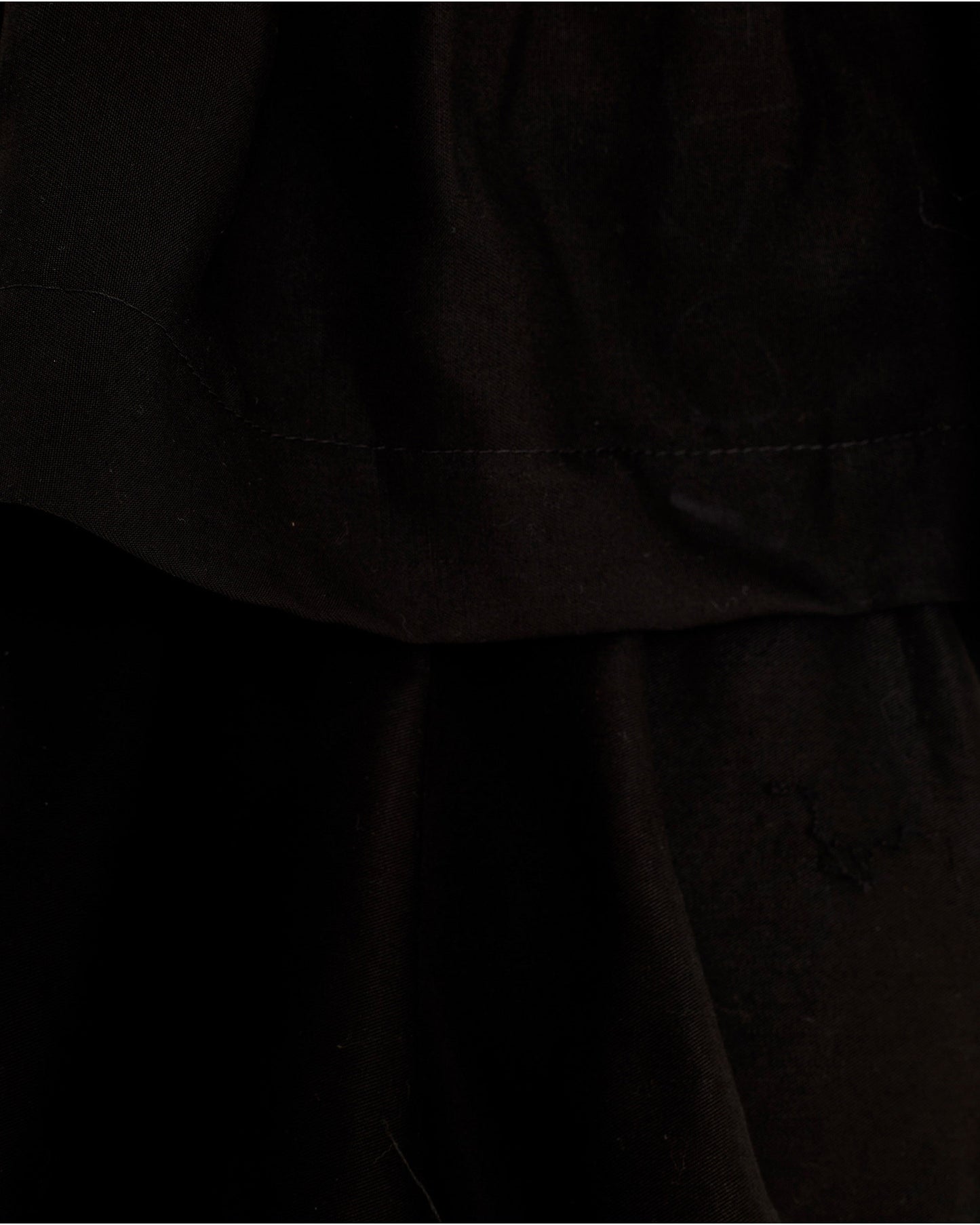 BLACK BOO LAYERED BLOUSE