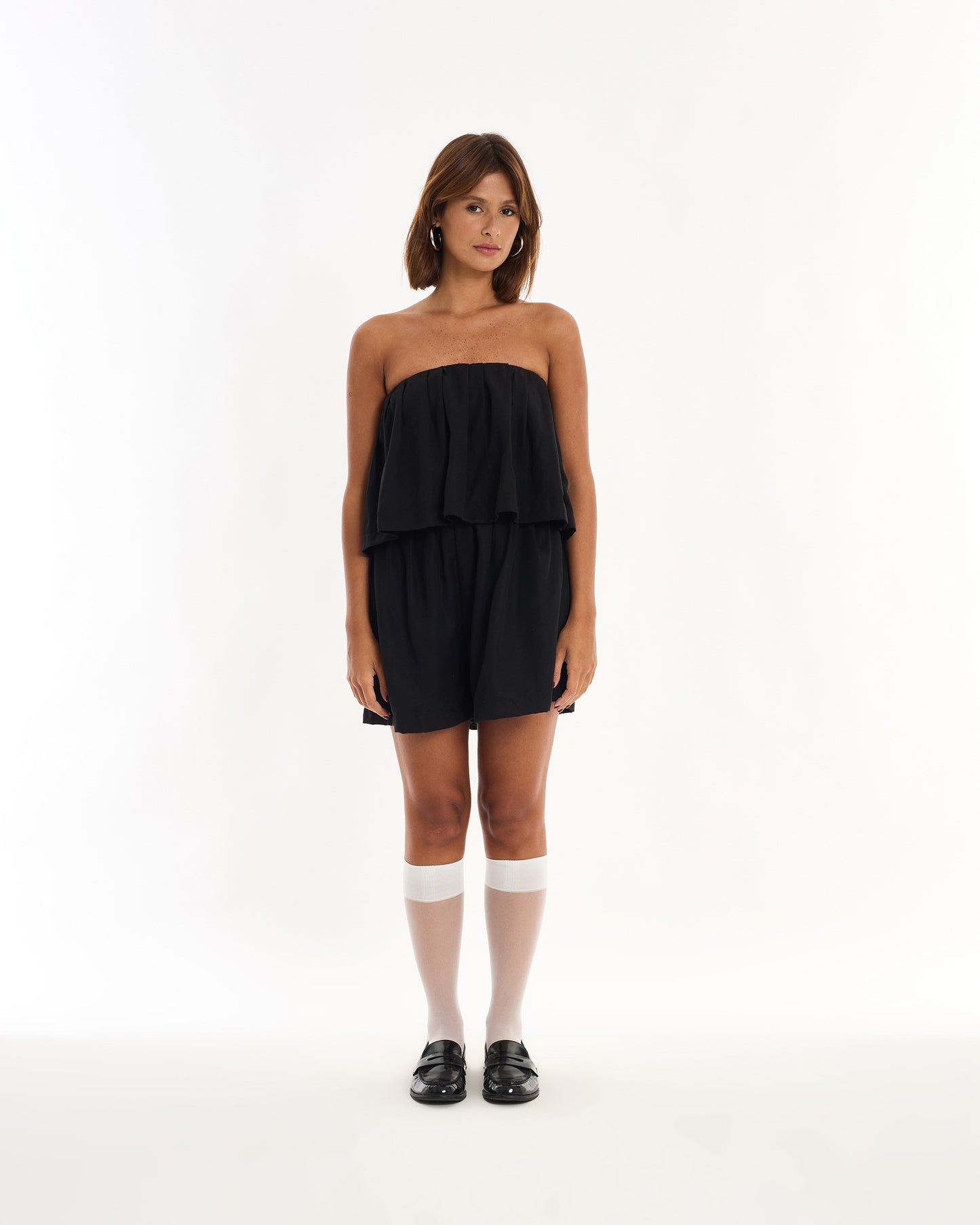 BLACK BOO LAYERS JAMPSUIT