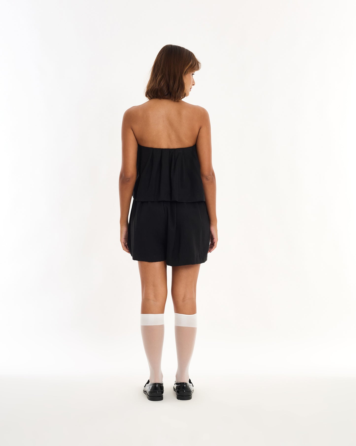 BLACK BOO LAYERS JAMPSUIT