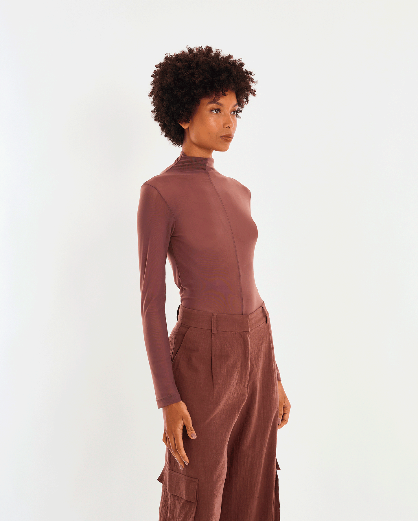 BLUSA MARRÓN