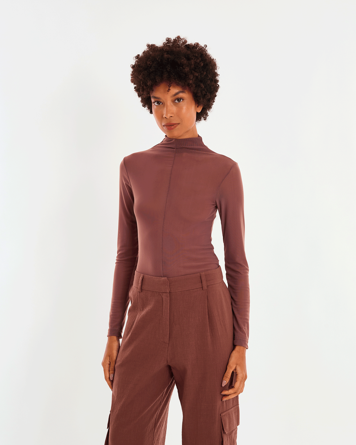 BLUSA MARRÓN