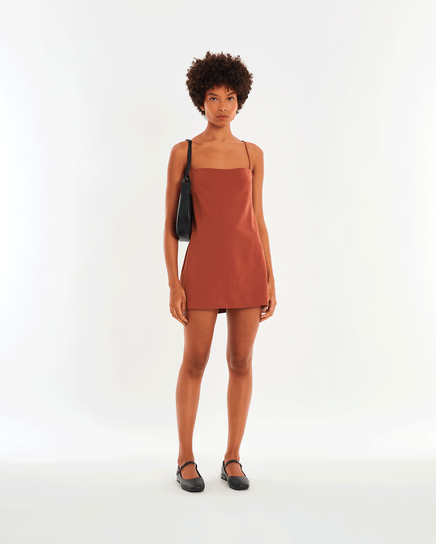 VESTIDO MARROM
