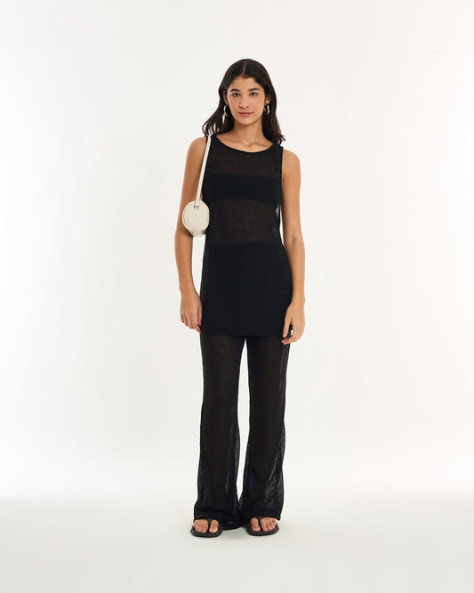 BLACK ALT LONG PANTS