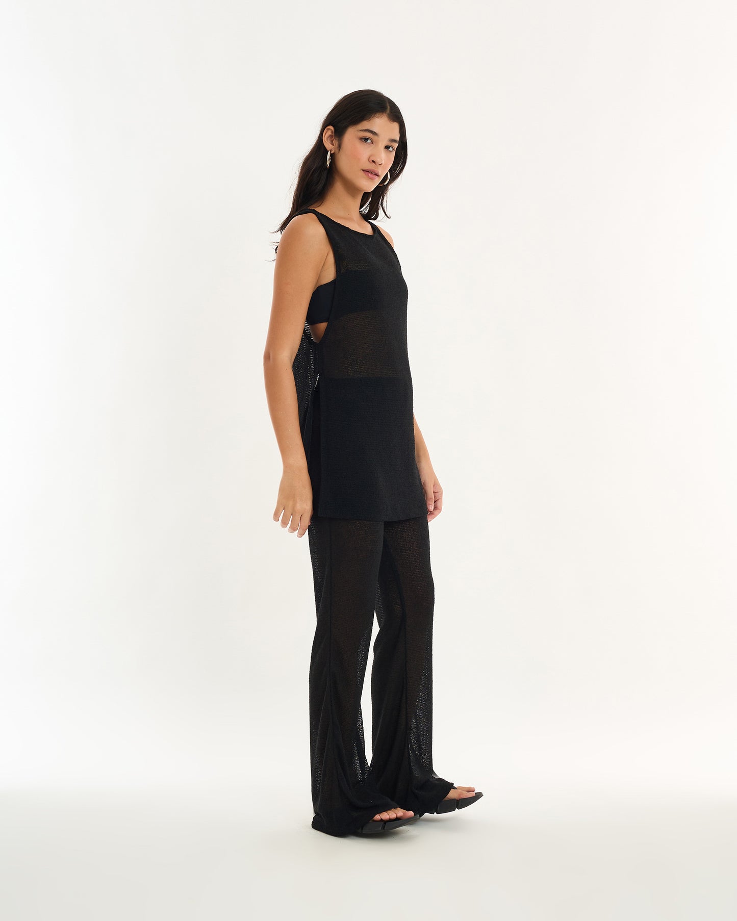 BLACK ALT LONG PANTS