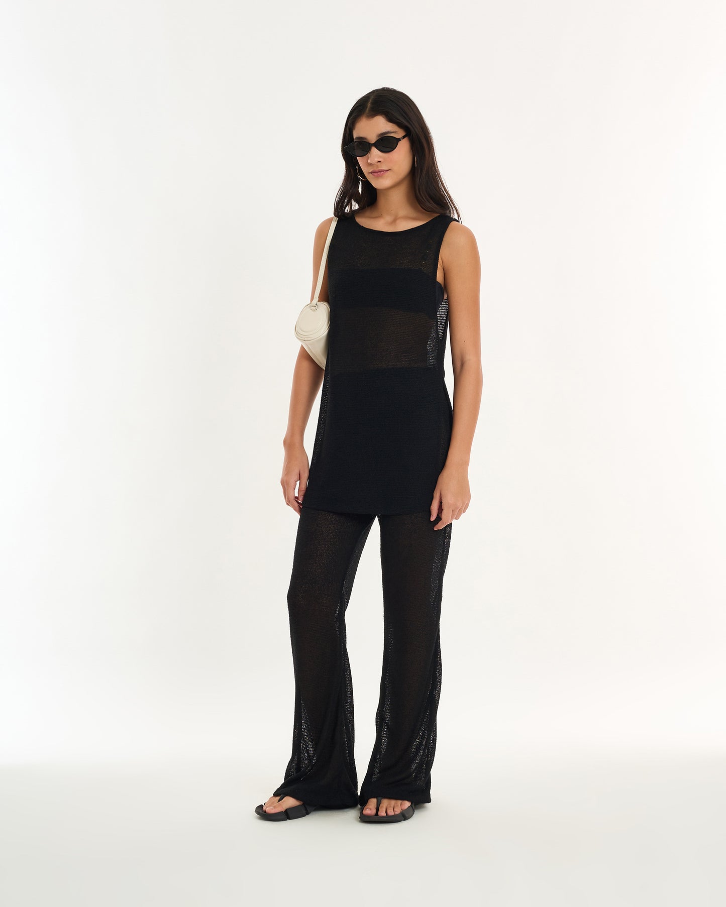 BLACK ALT LONG PANTS