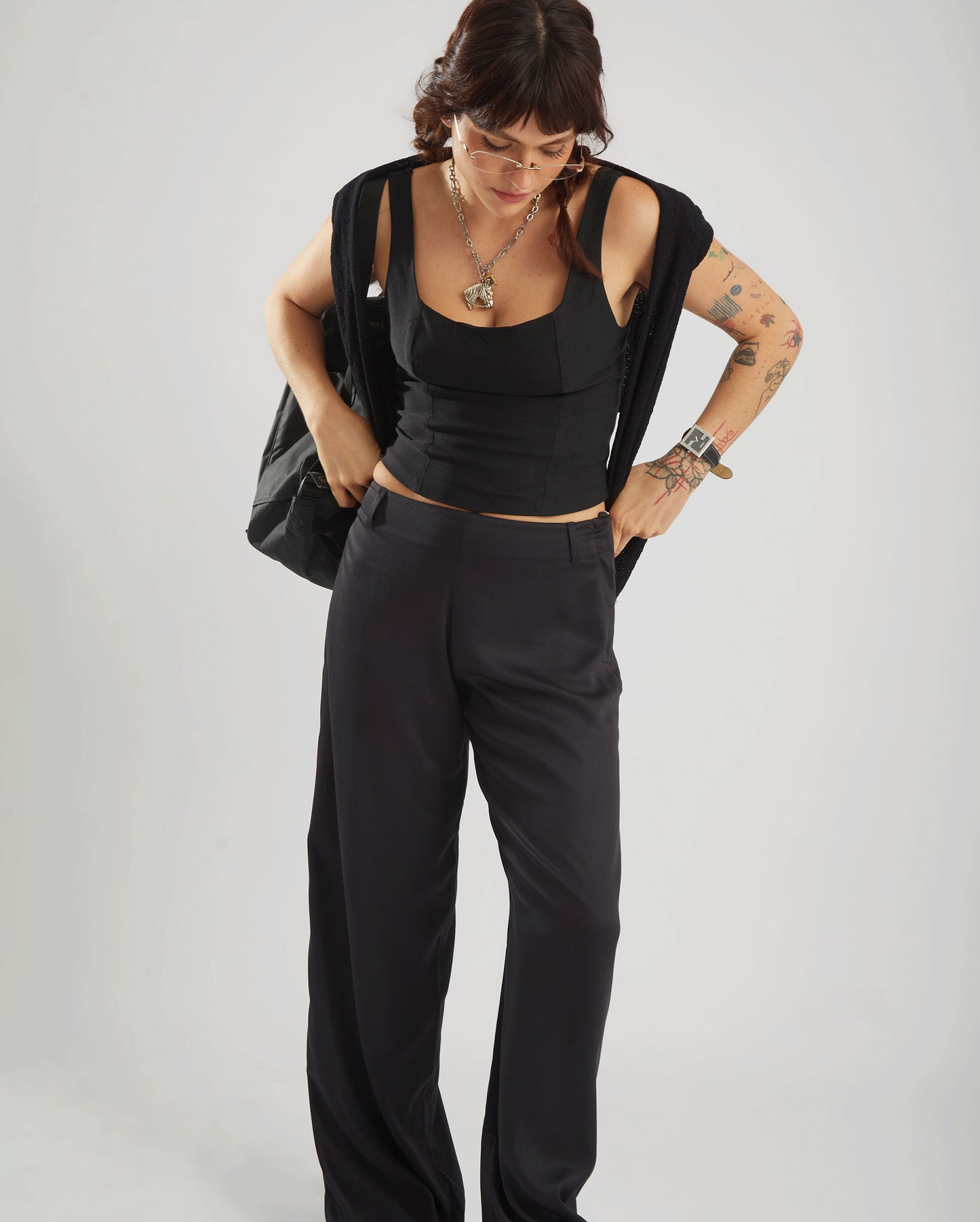 GREY PANTS SOPHIA DE LUCCA