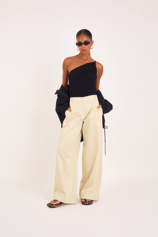 BEIGE VIN TWILL PANTS