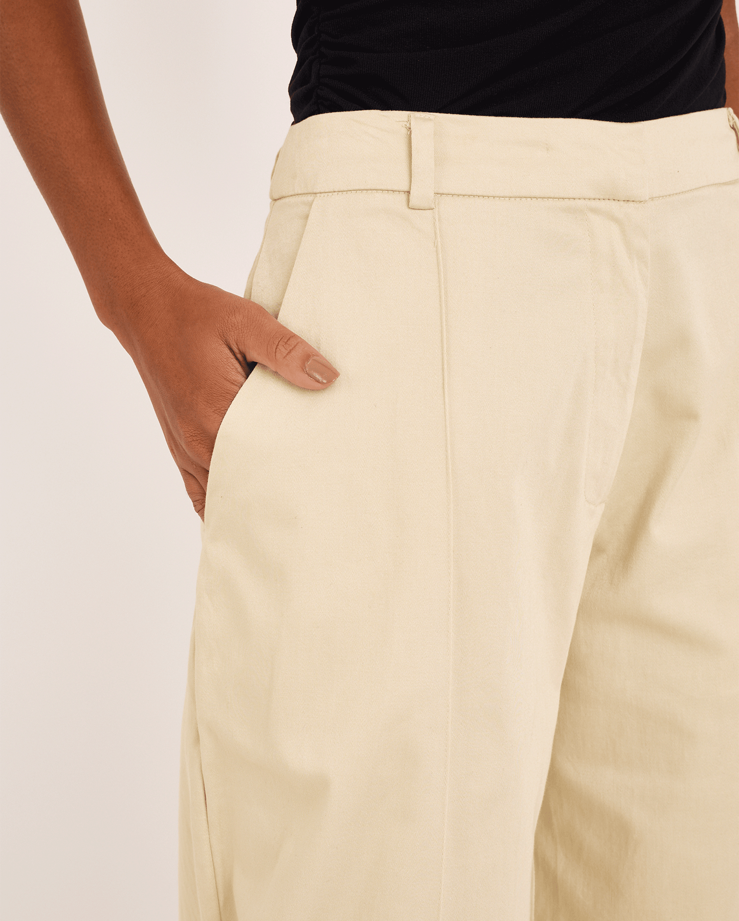 BEIGE VIN TWILL PANTS