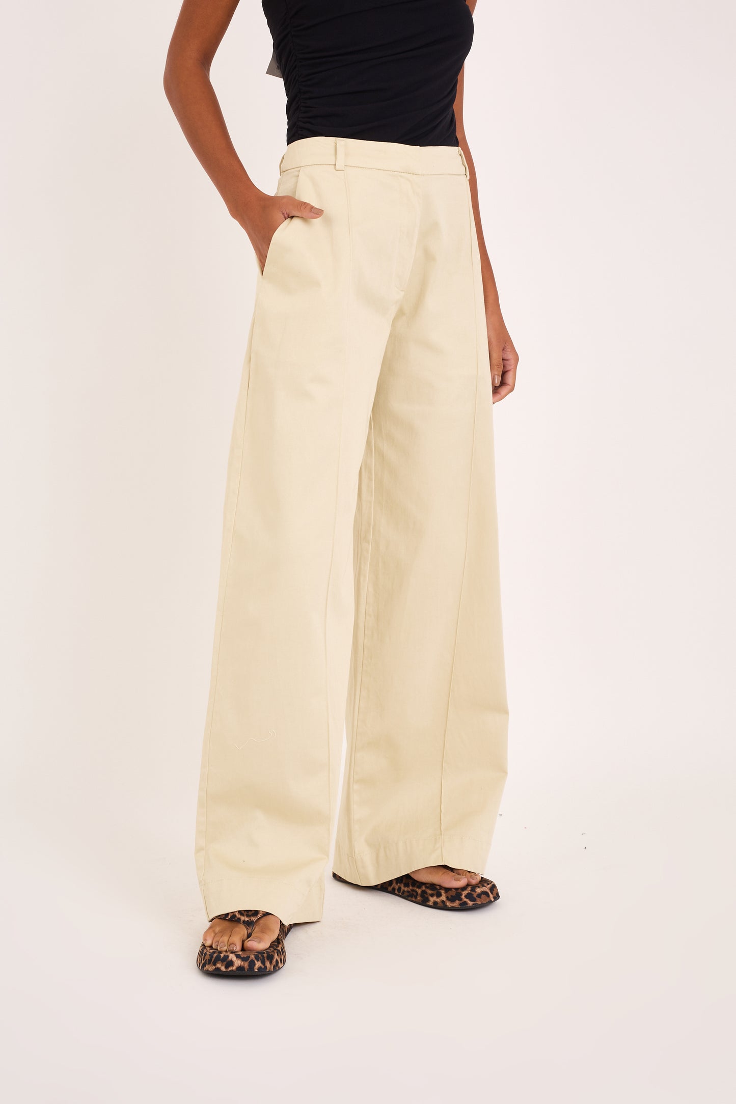 BEIGE VIN TWILL PANTS