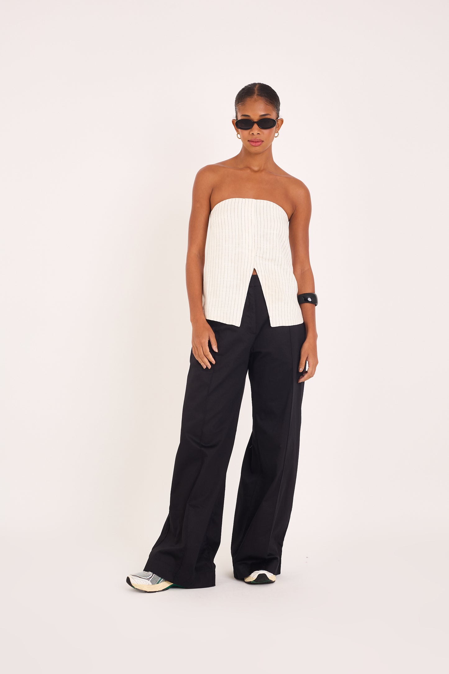BLACK VIN TWILL PANTS