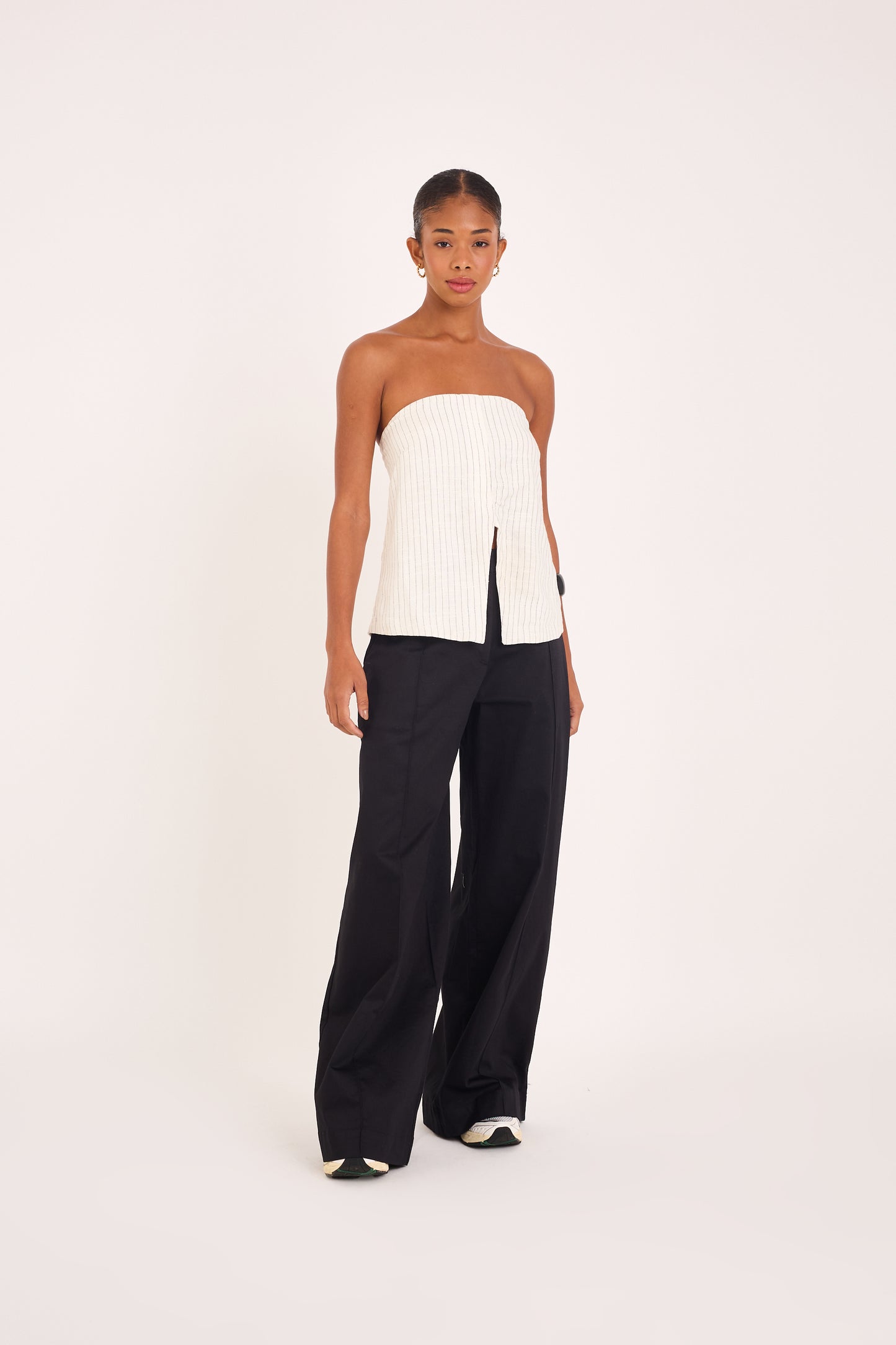 BLACK VIN TWILL PANTS
