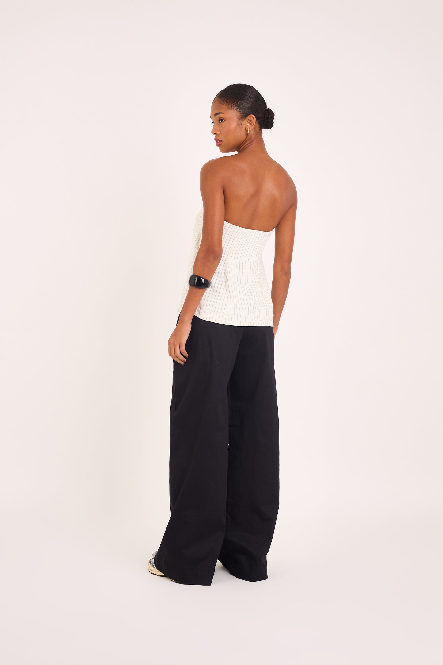 BLACK VIN TWILL PANTS