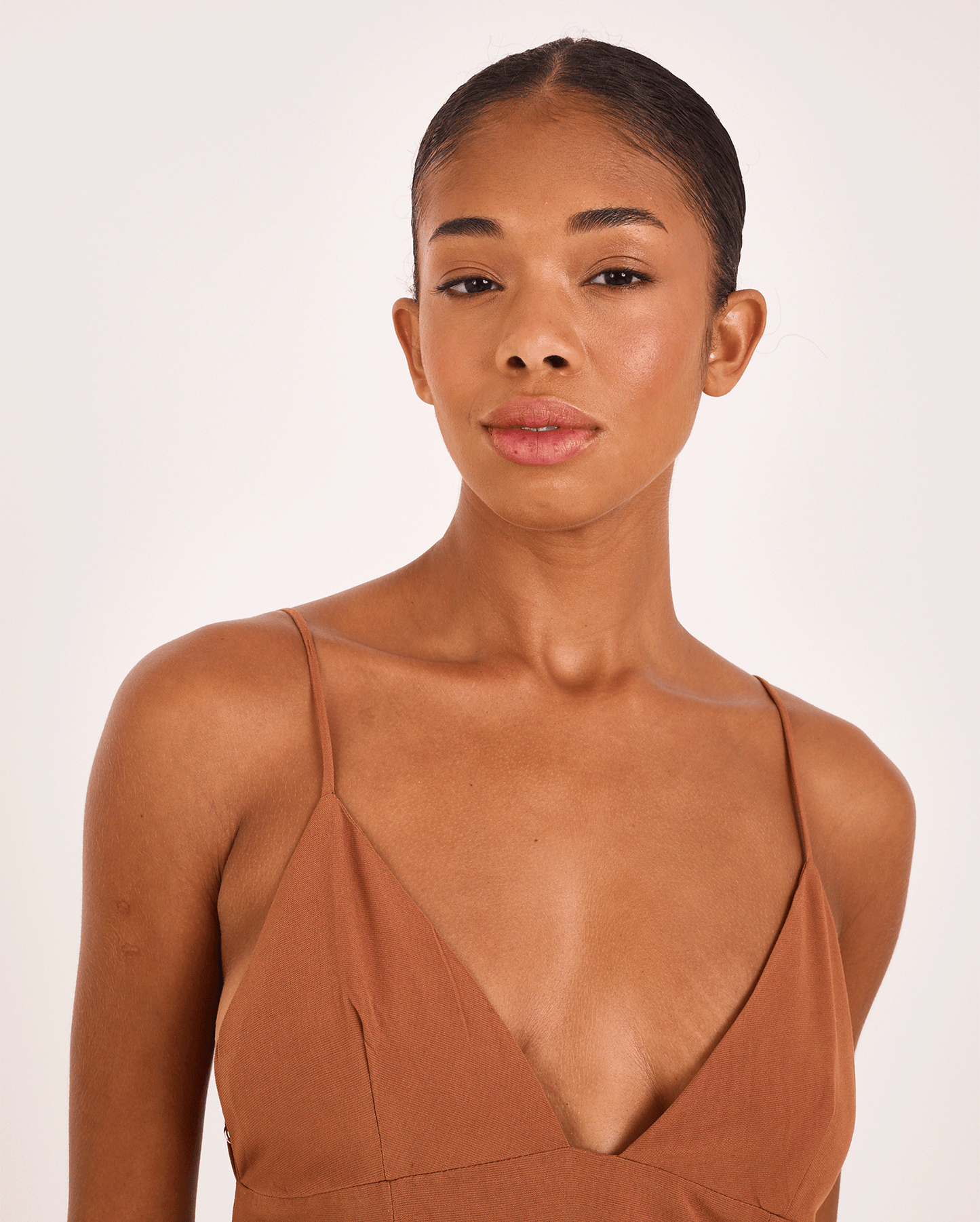 BROWN BOSSA VIN DRESS