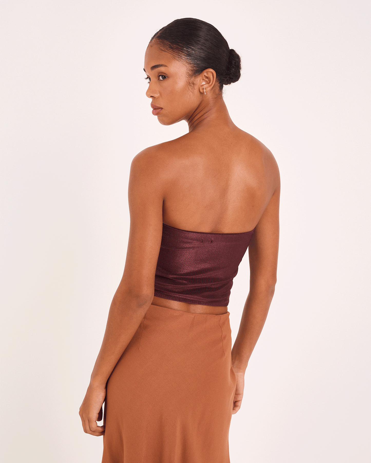 BROWN VELVET VIN TOP