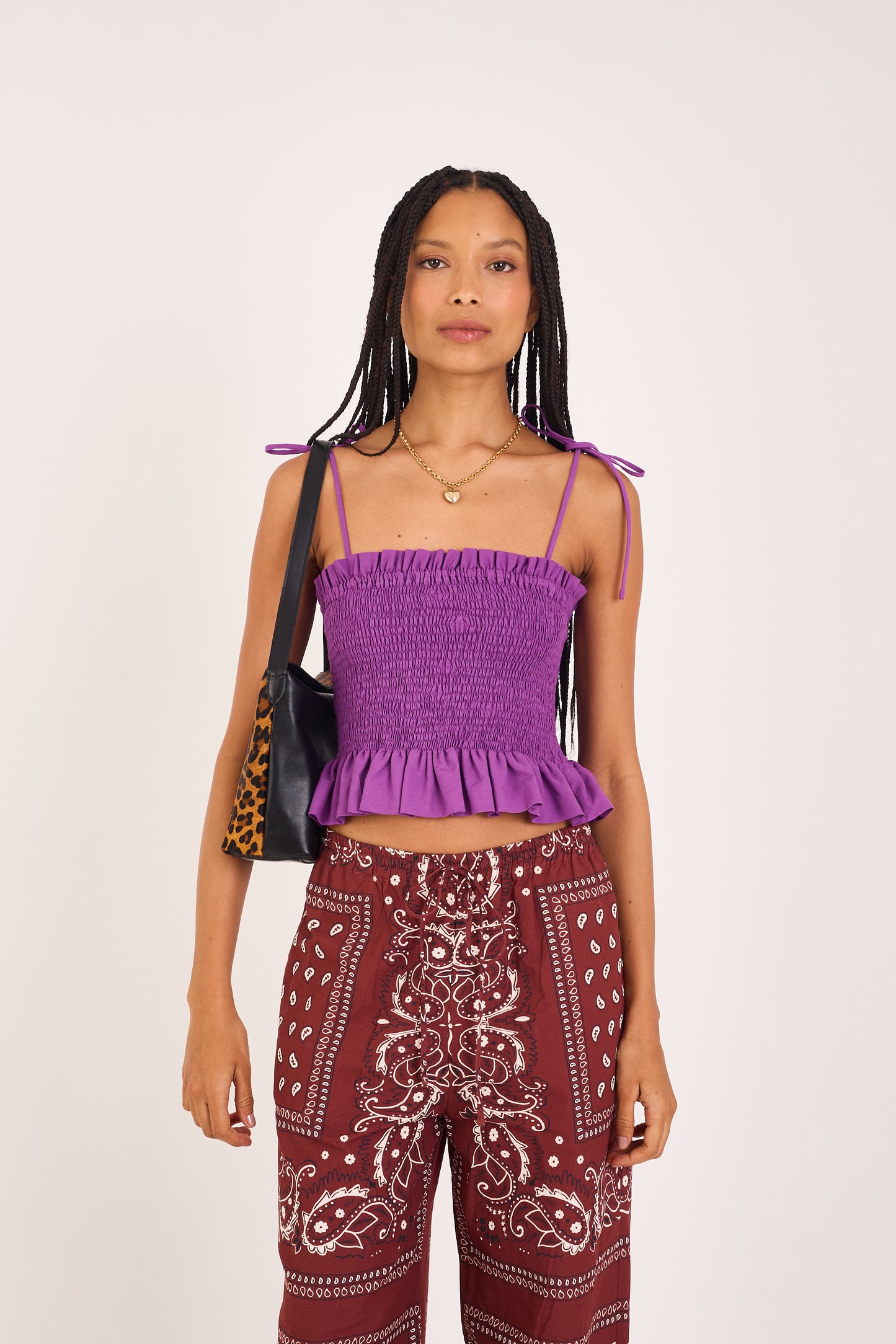 PURPLE COLOR KAI BLOUSE