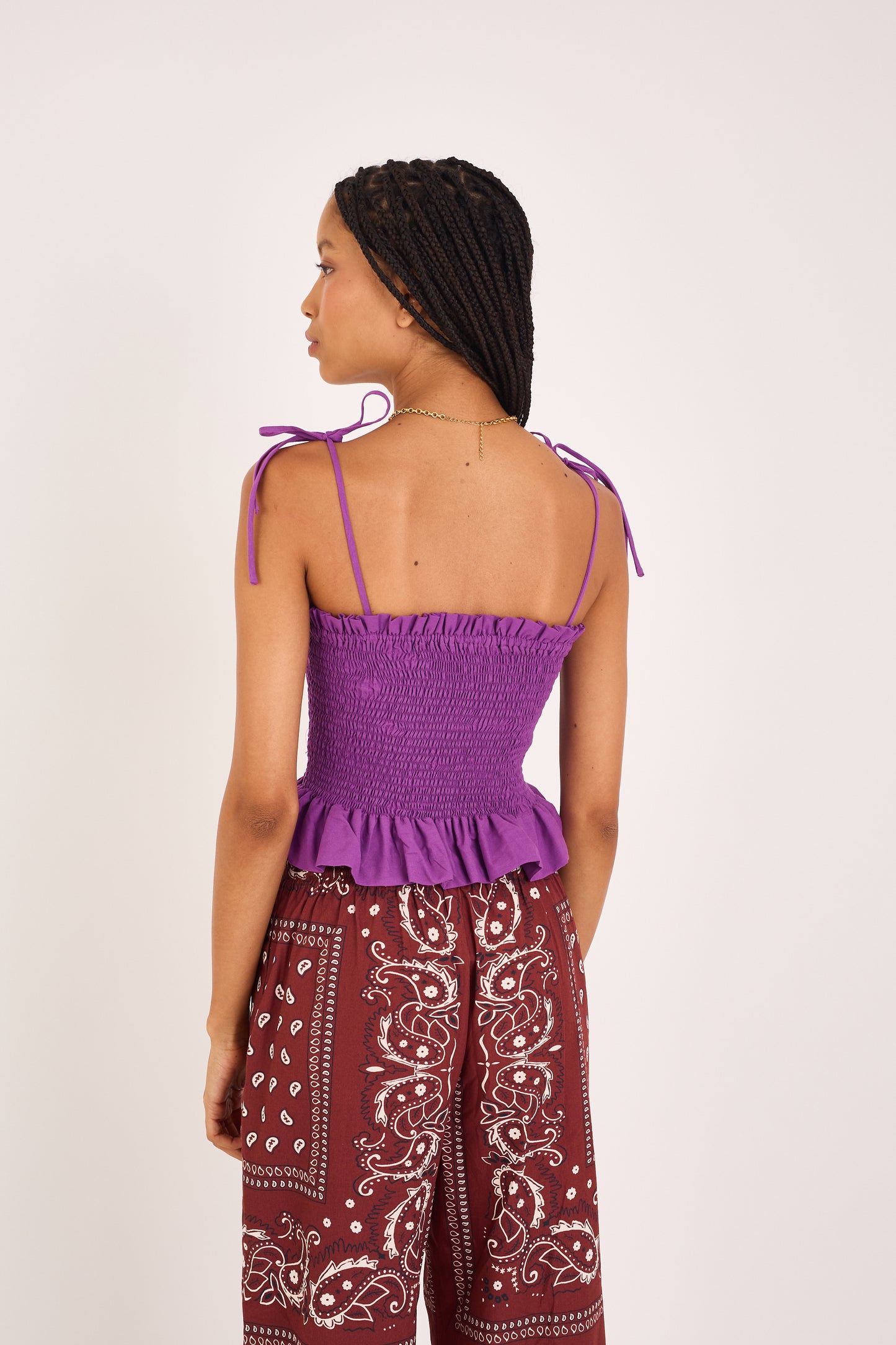 PURPLE COLOR KAI BLOUSE