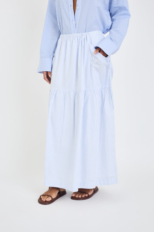 STRIPED EBI STRIPED SKIRT