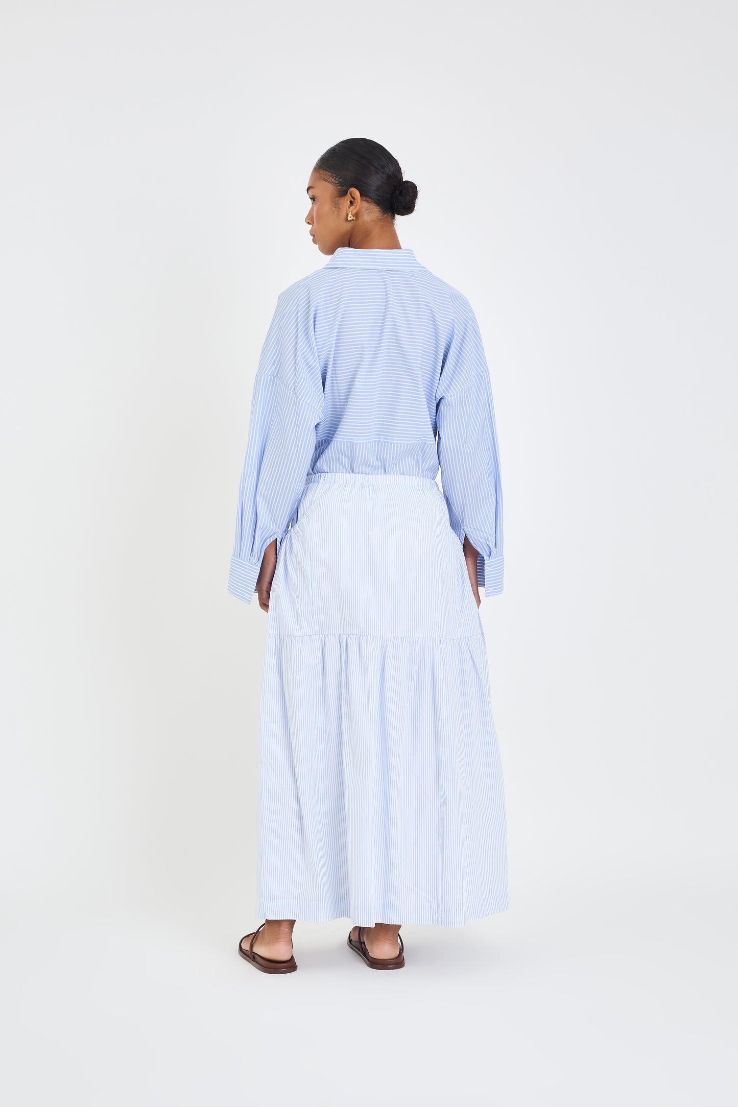 STRIPED EBI STRIPED SKIRT