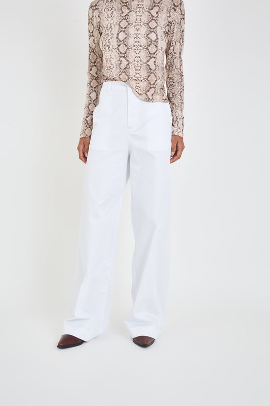 OFF WHITE PLAIN EBI PANTS